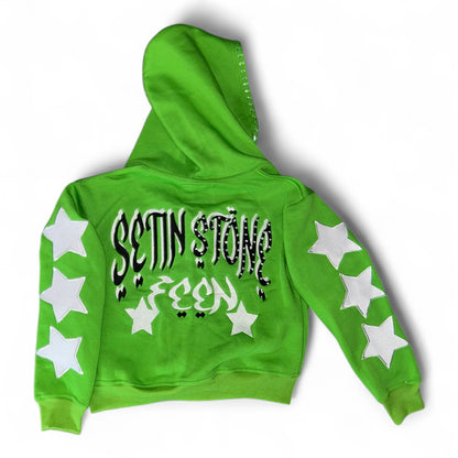 Green “SETIN $TONE” Hoodies