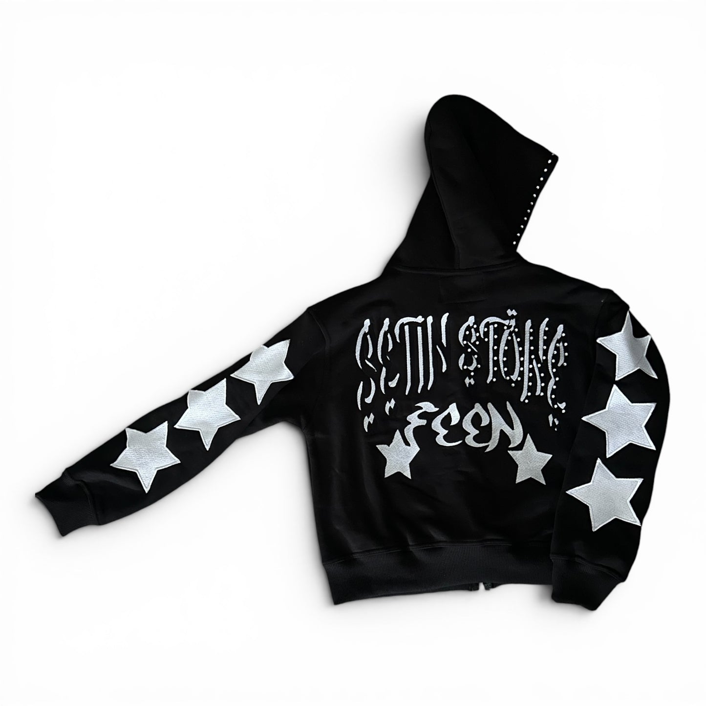 Black “SETIN $TONE” Hoodies