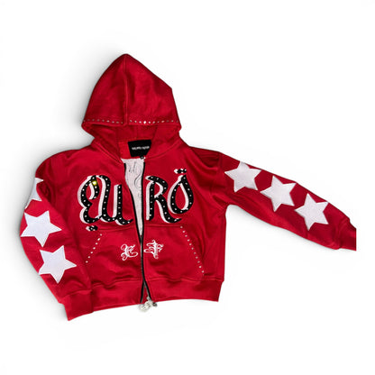 Red “SETIN $TONE” Hoodies